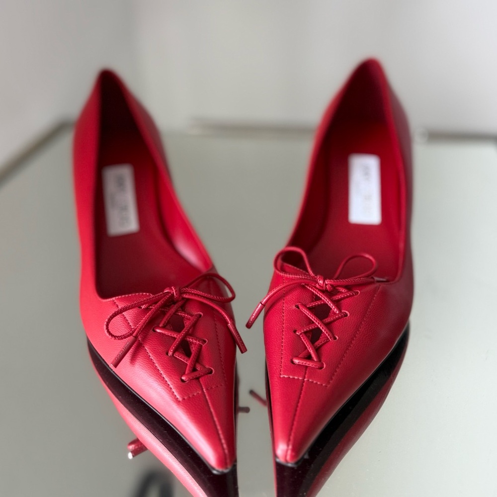 New Jimmy Choo Scarlett 50 Pointed-Toe Lace-Up $1,095 37.5 - Picture 11 of 15